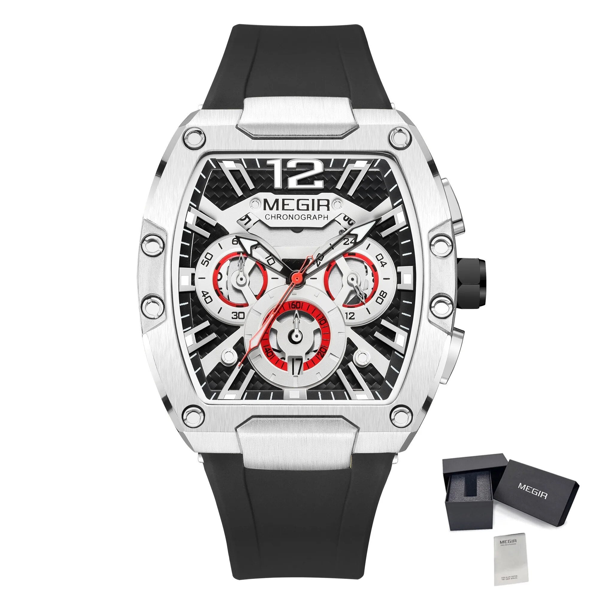 Montre Homme MEGIR Chronographe Sport  Étanche