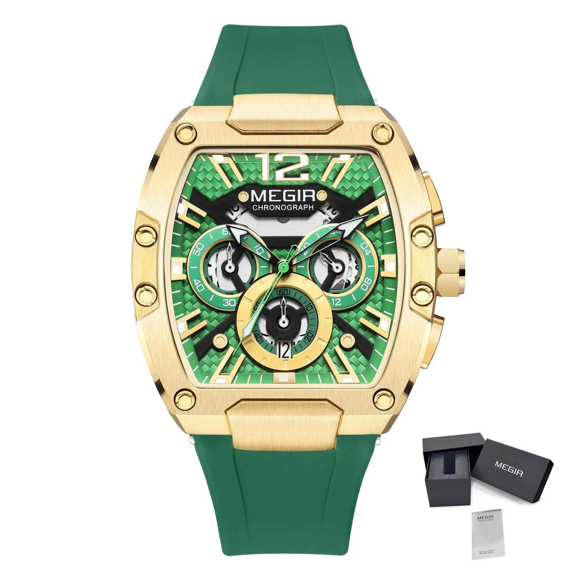 Montre Homme MEGIR Chronographe Sport  Étanche