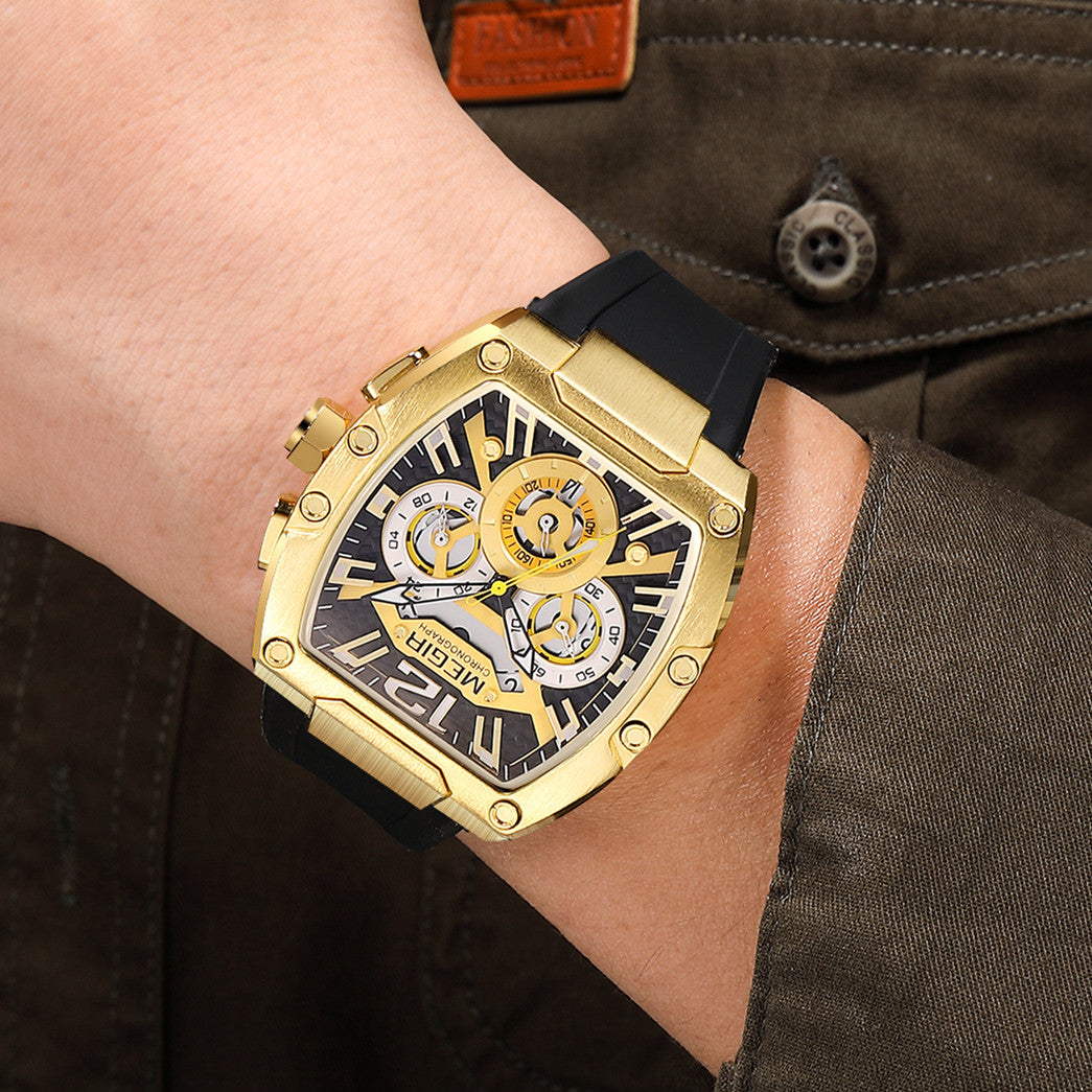 Montre Homme MEGIR Chronographe Sport  Étanche
