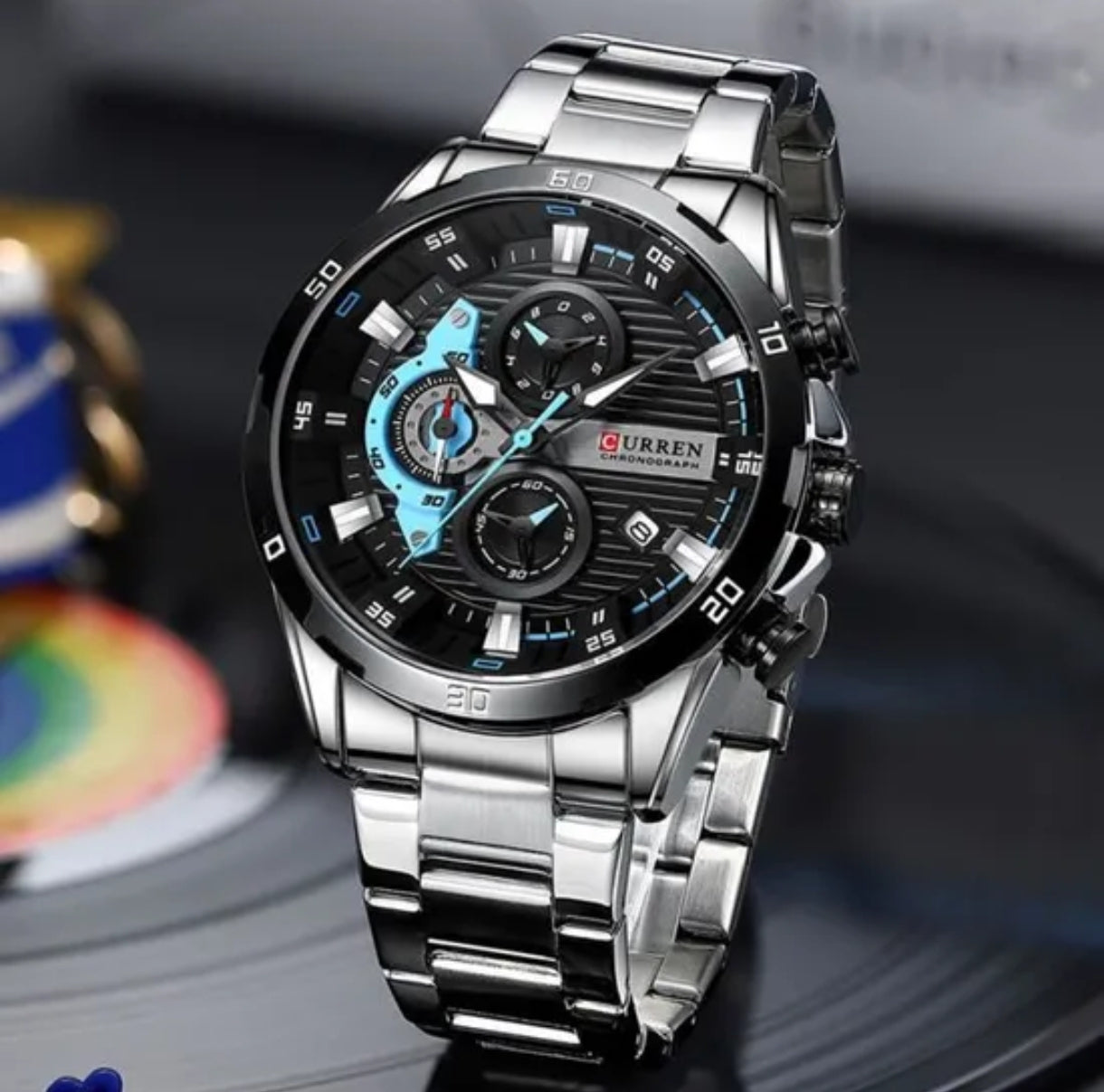 Montre Chronographe Homme CURREN Acier Inoxydable