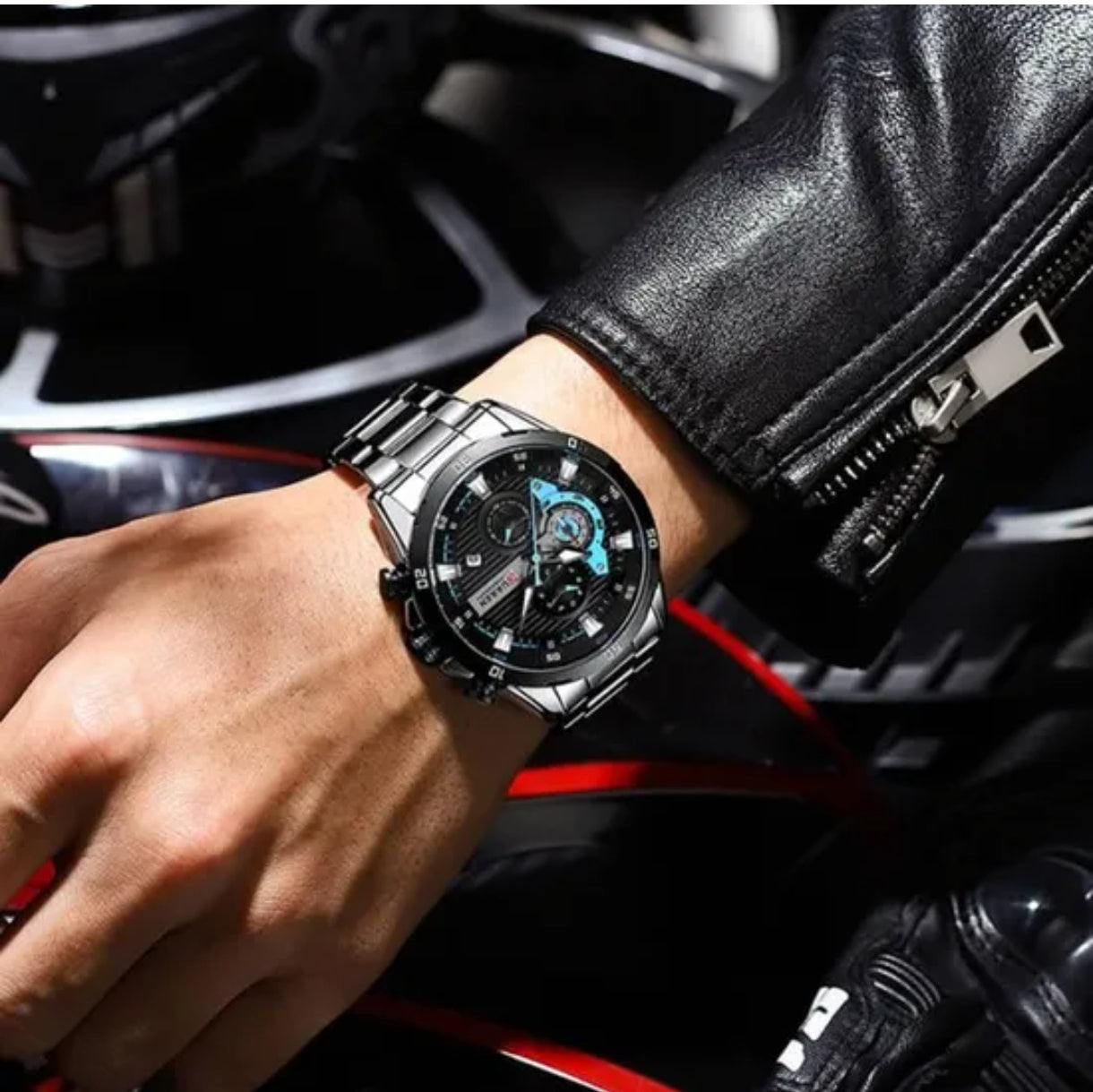 Montre Chronographe Homme CURREN Acier Inoxydable