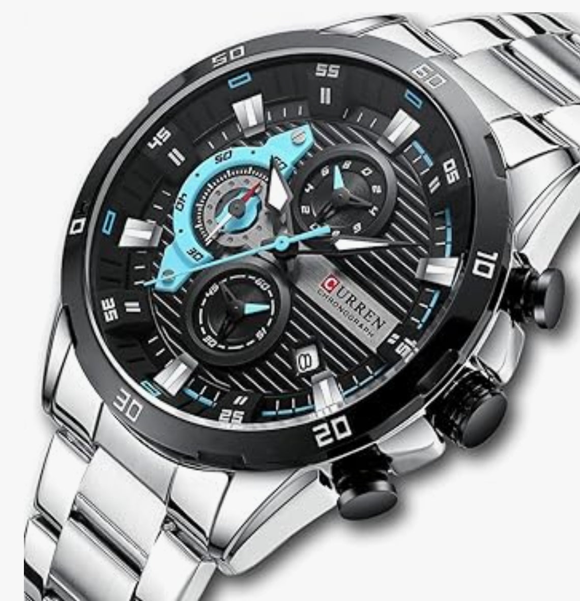 Montre Chronographe Homme CURREN Acier Inoxydable