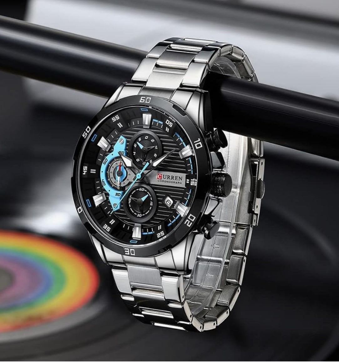 Montre Chronographe Homme CURREN Acier Inoxydable