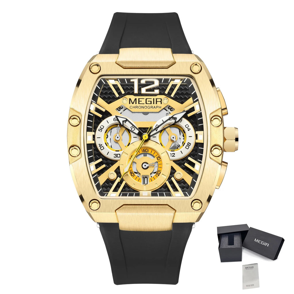 Montre Homme MEGIR Chronographe Sport  Étanche
