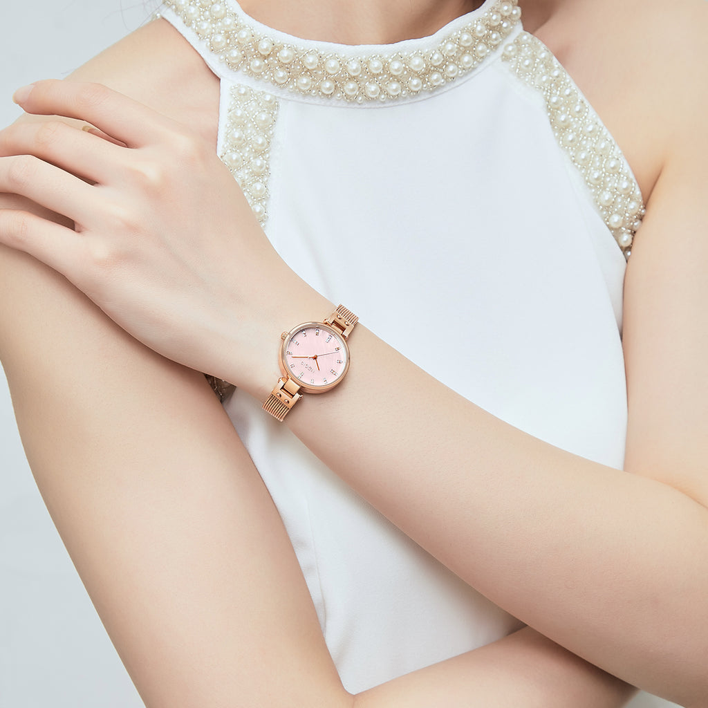 Montres MEGIR pour femmes, montre-bracelet de marque tendance pour dames, étanche, à quartz, de luxe
