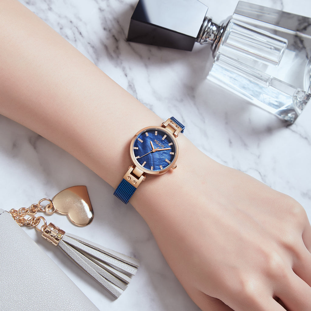Montres MEGIR pour femmes, montre-bracelet de marque tendance pour dames, étanche, à quartz, de luxe