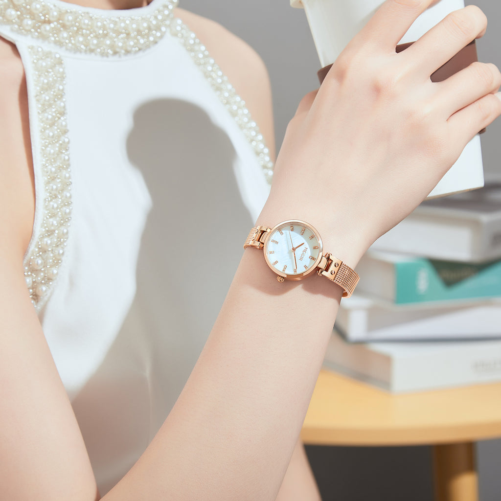 Montres MEGIR pour femmes, montre-bracelet de marque tendance pour dames, étanche, à quartz, de luxe