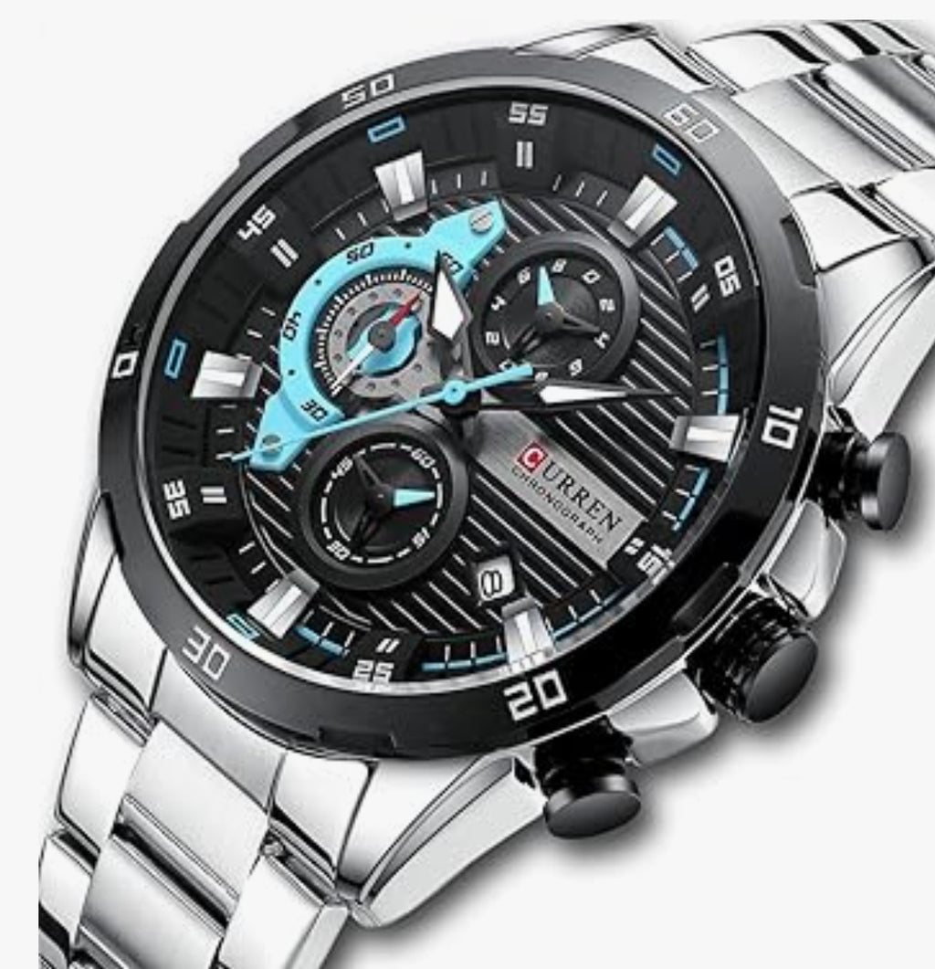 Montre Chronographe Homme CURREN Acier Inoxydable